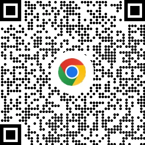 Chrome tarayıcıyı mobil cihazlarda indirmek için QR kodu